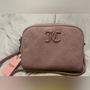 Juicy Couture “Good Times” Crossbody Bag – Dusty Blush Pink,